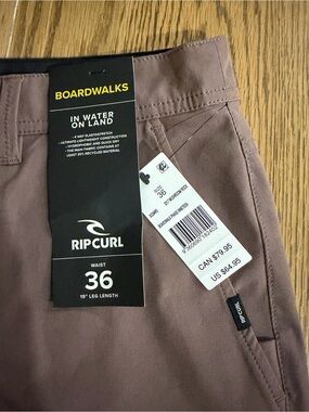 Rip Curl Boardwalks Men's Chinos in Taupe Brown